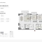 Grove Creek Beach 3 bedroom apartment floor plan 5