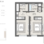 Hills Park 2 Bedroom Apartment Floor Plan 2