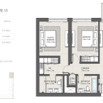 Hills Park 2 Bedroom Apartment Floor Plan 6