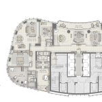 IL Primo 6 Bedroom Apartment Floor Plan