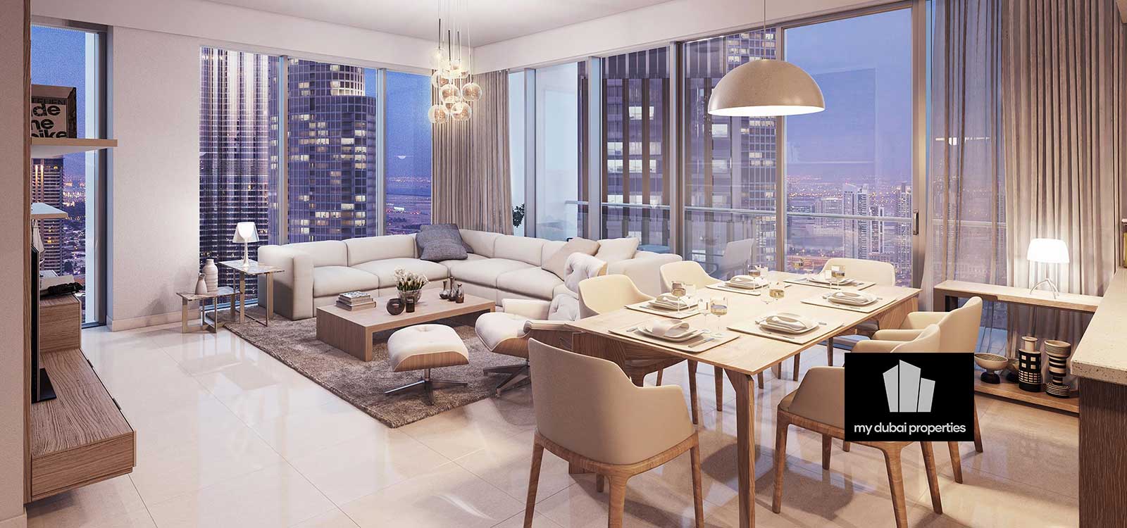 Living Room Forte Downtown Dubai