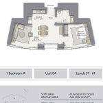 Oper Grand 1 bedroom floor plan 2