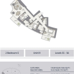 Oper Grand 2 bedroom floor plan