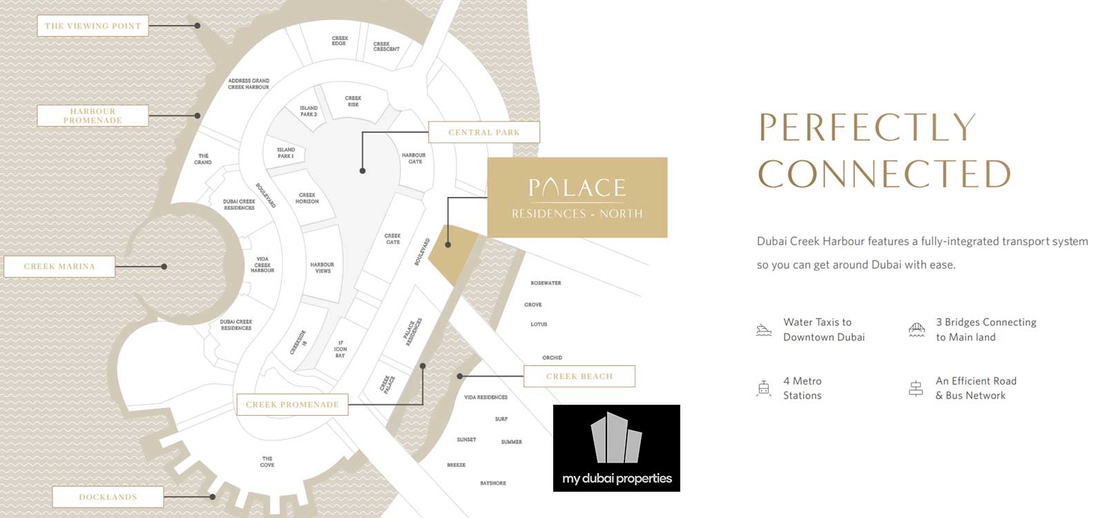 Palace Residences North Connectivity
