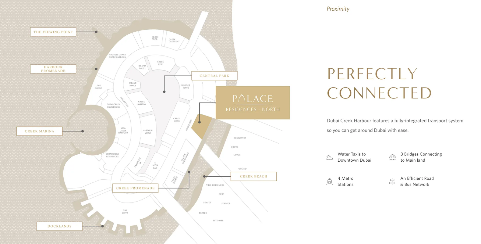 Palace Residency North Connectivity