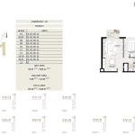 Park Ridge 1 bedroom apartment floor plan 4