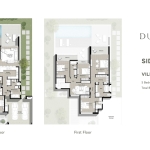 Sidra 5 bedroom villa floor plan at dubai Hills