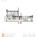 Vida Residences 2 bedroom apartments floor Plan 6