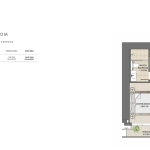 Burj Royale 1 Bedroom Apartment Floor Plan