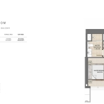 Burj Royale 1 Bedroom Apartment Floor Plan 5