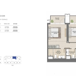 Burj Royale 2 Bedroom Apartment Floor Plan 6