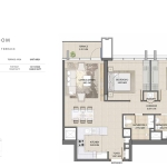 Burj Royale 3 Bedroom Apartment Floor Plan 5