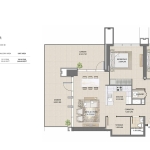 Burj Royale 3 Bedroom Apartment Floor Plan 6