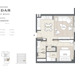 Cedar Creek Beach 1 Bedroom Apartment Floor Plan 4