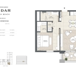 Cedar Creek Beach 1 Bedroom Apartment Floor Plan 5