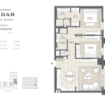 Cedar Creek Beach 2 Bedroom Apartment Floor Plan 3