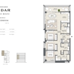 Cedar Creek Beach 3 Bedroom Apartment Floor Plan