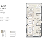 Cedar Creek Beach 3 Bedroom Apartment Floor Plan 2