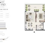 Golf Grand 1 Bedroom Apartment Floor Plan 8