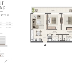 Golf Grand 2 Bedroom Apartment Floor Plan 6
