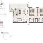 Golf Grand 3 Bedroom Apartment Floor Plan 2