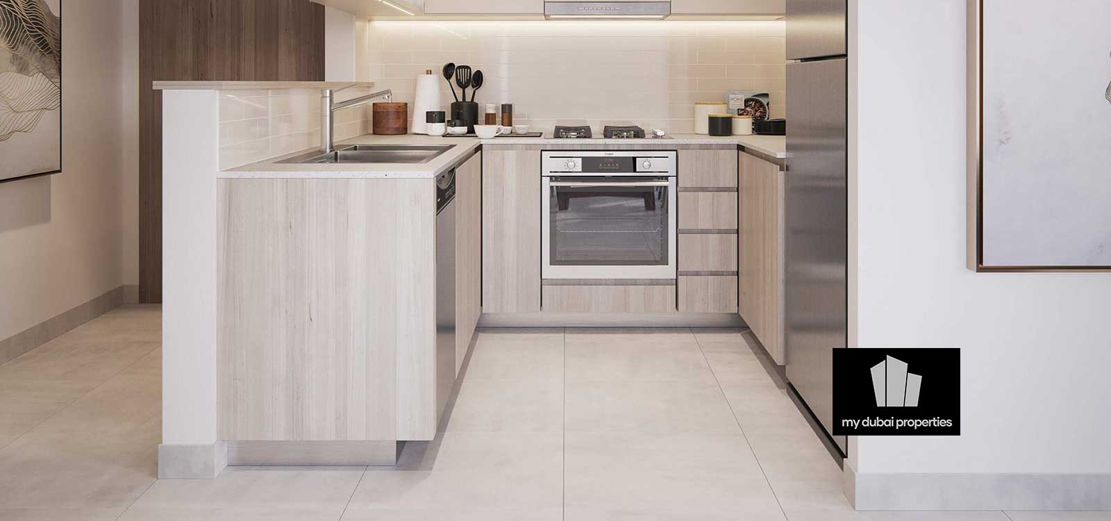 Kitchen in Burj Royale