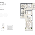 Savanna 2 bedroom apartment floor plan 3