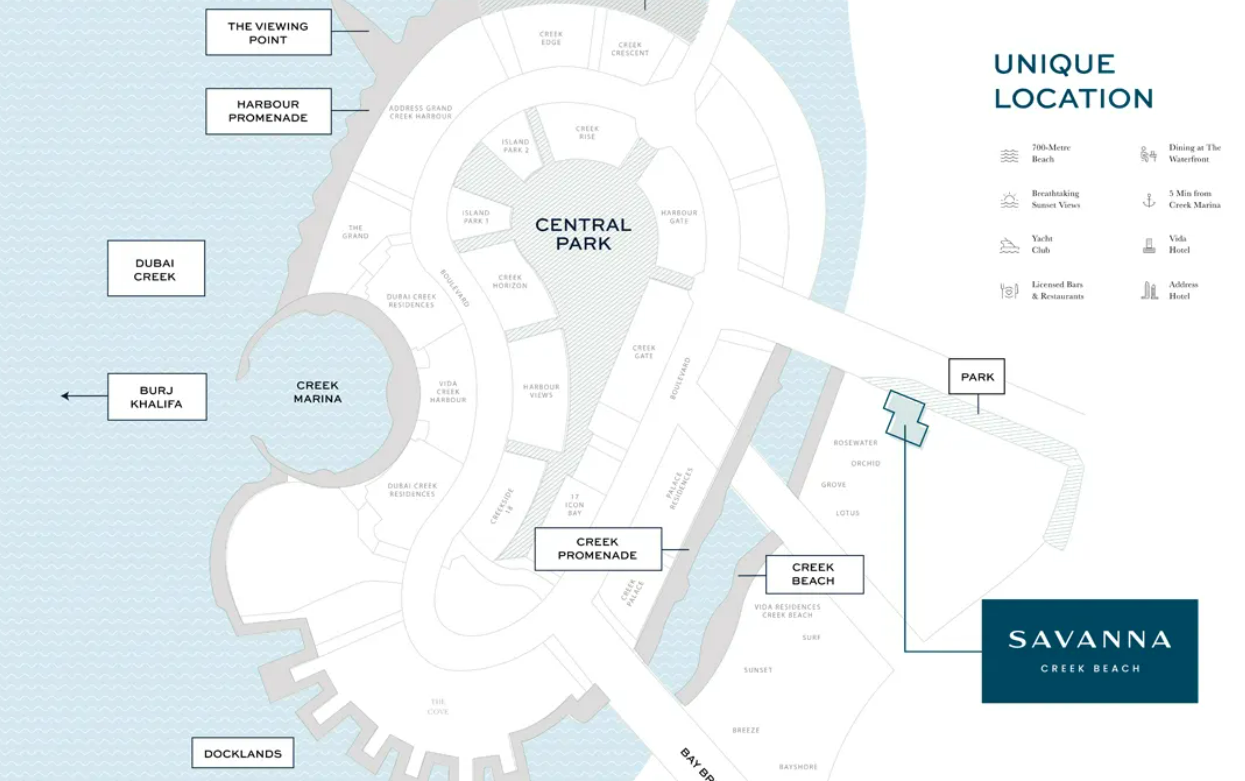 Savanna Location Map