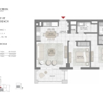 Surf at Creek Beach 2 Bedroom Apartment Floor Plan