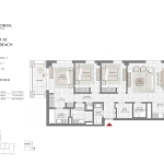 Surf at Creek Beach 3 Bedroom Apartment Floor Plan 2