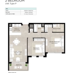 The-Regent-by-Nashama-2 Bedroom-TypeP-FloorPlans