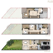 3 Bedroom Villa Floor Plan at Belair Phase 2 at Damac Hills 2