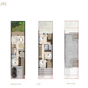 4 Bedroom Villa Floor Plan at Belair Phase 2 at Damac Hills