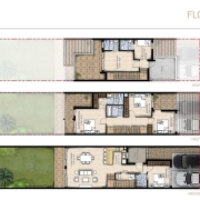 4 Bedroom Villa Floor Plan at Belair Phase 2 at Damac Hills 2