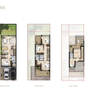 4 Bedroom Villa Floor Plan at Belair Phase 2 at Damac Hills 3