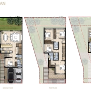 5 Bedroom Villa Floor Plan at Belair Phase 2 at Damac Hills