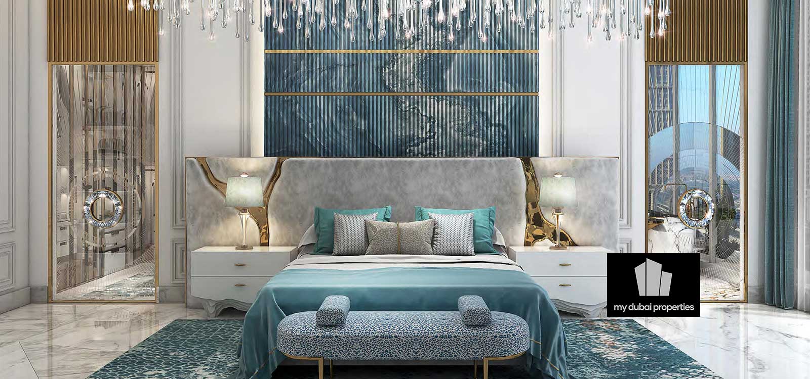 Bedroom at Damac Chic Tower