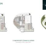 Canal Crown 2 bedroom apartment floor plan 2nd