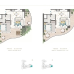 Chic Tower 1 Bedroom Apartment Floor Plan 7