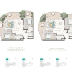Chic Tower 2 Bedroom Apartment Floor Plan