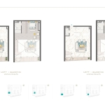 Chic Tower Studio Apartment Floor Plan