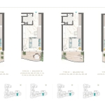 Chic Tower Studio Apartment Floor Plan 2