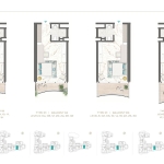 Chic Tower Studio Apartment Floor Plan 3