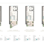 Chic Tower Studio Apartment Floor Plan 4