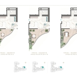 Chic Tower Studio Apartment Floor Plan 6