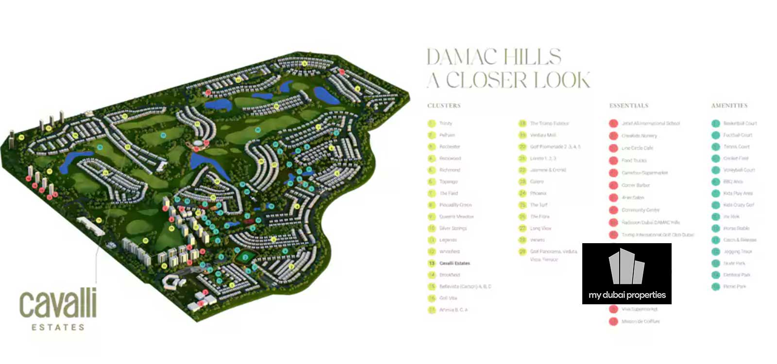 Damac Cavalli Estates Villas Master Plan