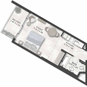 Damac Virdis Studio Apartment Floor Plan