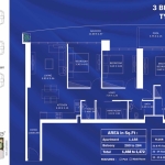 Danube Fashionz 3 Bedroom Apartment Floor Plan
