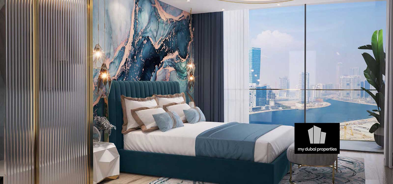 Luxury Bedroom at Damac Chic Tower