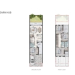 Malta 4 bedroom Townhouse Floor Plan